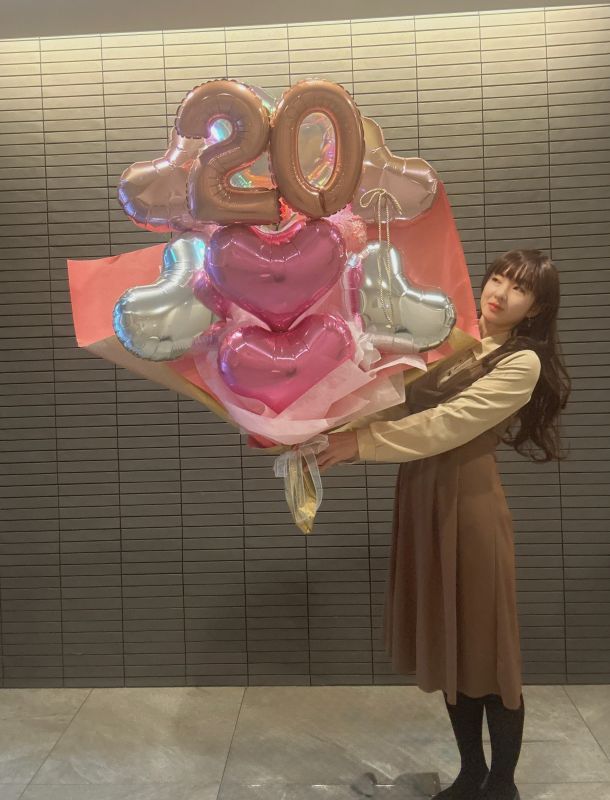 成人式特大サイズバルーン花束