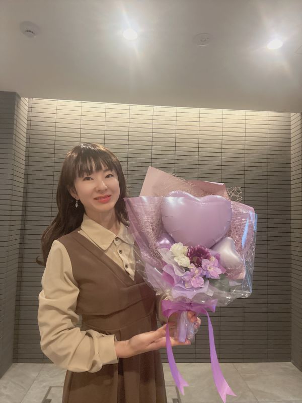 バルーンブーケ花束Mサイズ